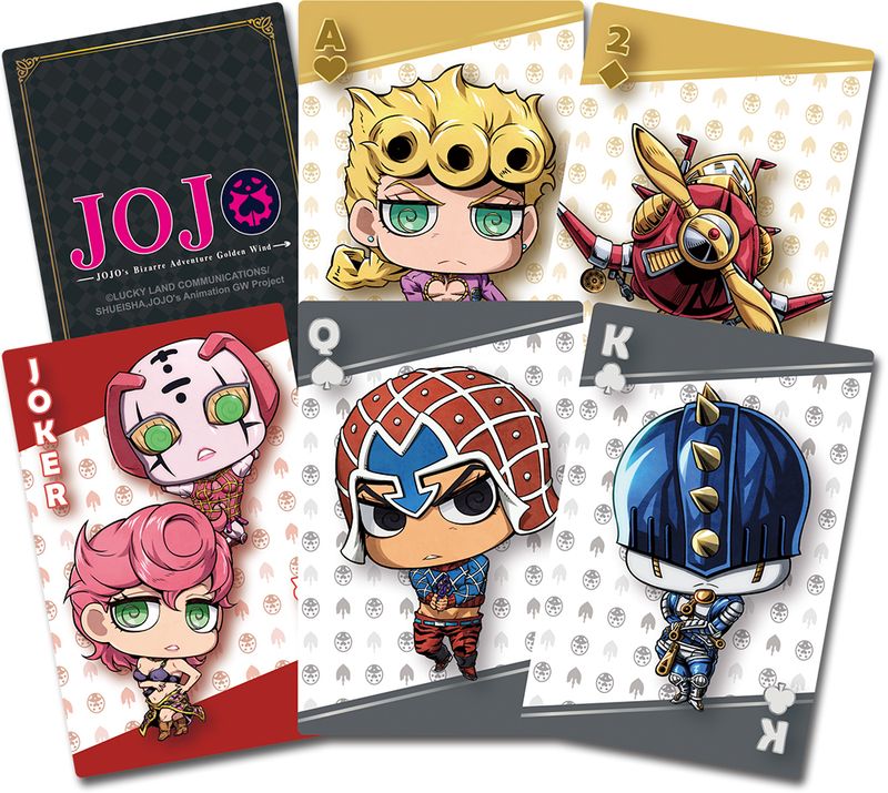 JoJo's Bizarre Adventure: Golden Wind | Big Group (Chibi) | Playing Cards