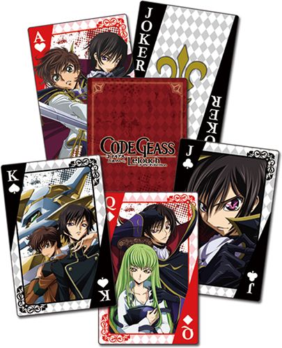 Code Geass | Main Characters Set 1 | Playing Cards