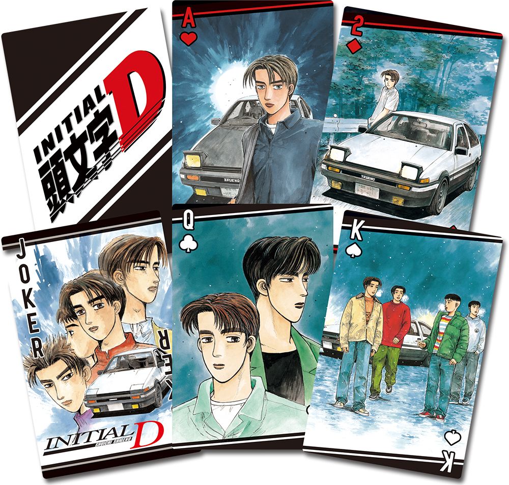 Initial D - Manga | Manga Art Version | Playing Cards