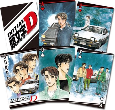 Initial D (Manga) | Manga Art Version | Playing Cards