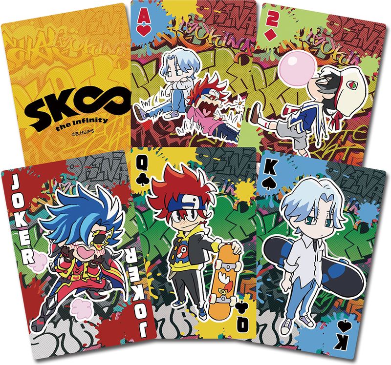 Sk8 The Infinity | Main Characters | Chibi Playing Cards