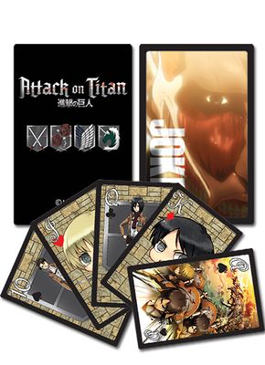 Attack On Titan | Main Characters | Playing Cards