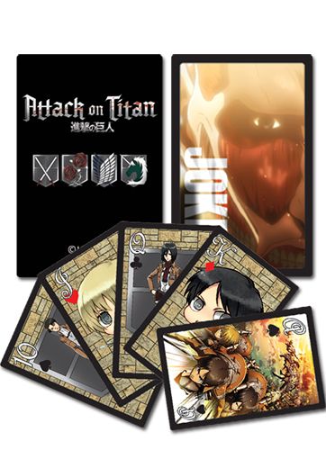 Attack On Titan | Main Characters | Playing Cards
