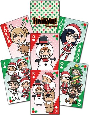 Haikyu | Group (Chibi) - Christmas | Playing Cards