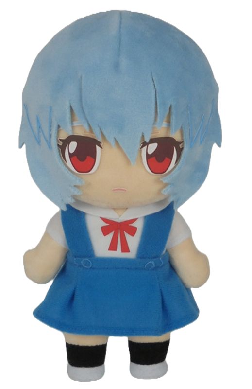 Evangelion: 3.0+1.0 | Rei Ayanami - School Uniform | 8" Adjustable Plush