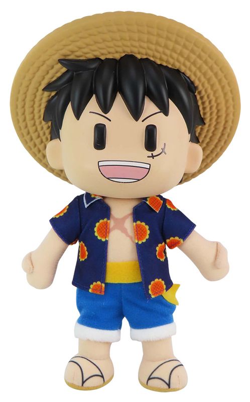 One Piece | Monkey D. Luffy - Dressrosa Attire | 8" FigureKey Plush