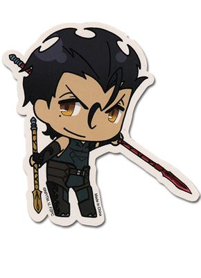 Fate/Zero | Cu Chulainn (Lancer Form) | Chibi Sticker