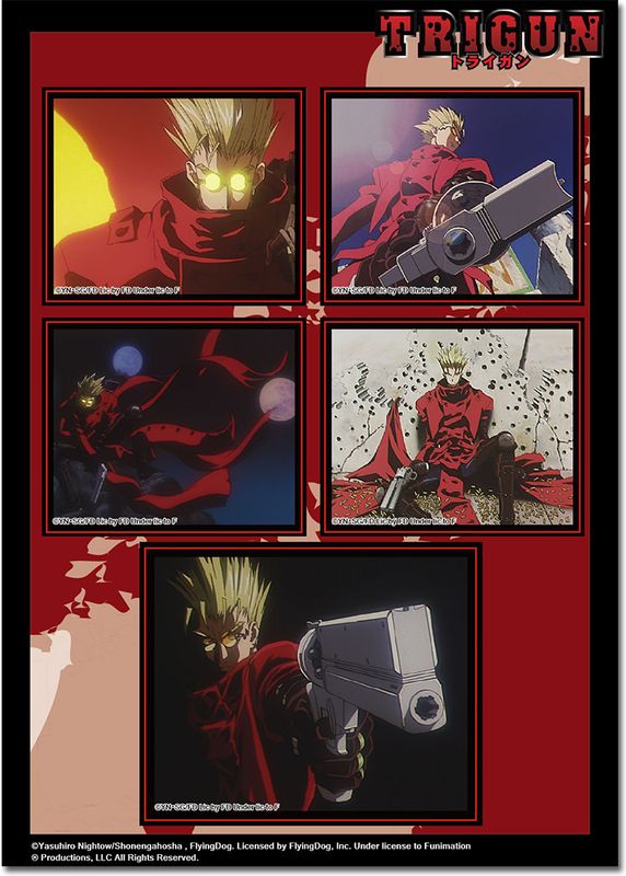 Trigun | Vash The Stampede | 5-PC Screenshot Sticker Set