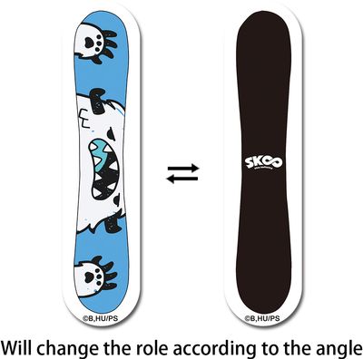 SK8 The Infinity | Langa/Snow's Skateboard - Front & Back | Lenticular Decal Sticker