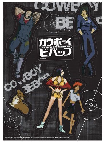 Cowboy Bebop | Main Characters | 4-PC Sticker Set