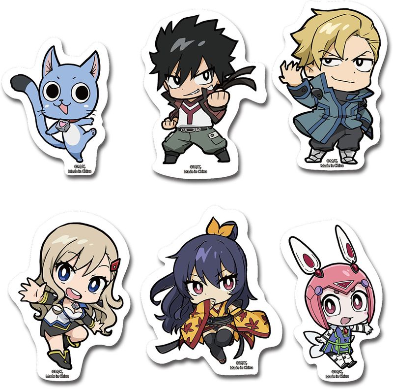 Edens Zero | Main Characters | 6-PC SD Die-Cut Sticker Set