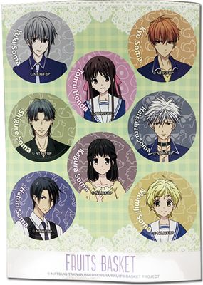 Fruits Basket (2019) | Tohru & Sohma Family | 8-PC Sticker Set