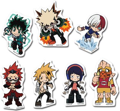 My Hero Academia - S5 | Class 1-A - Hero Costumes | 7-PC SD Die-Cut Sticker Set