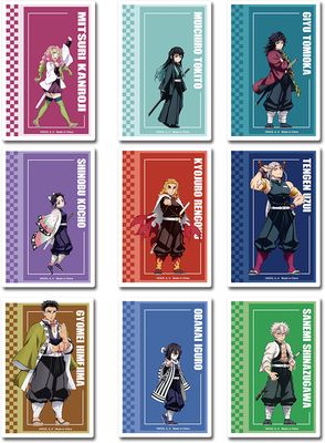 Demon Slayer - S3 | Hashira | 9-PC Die-Cut Sticker Set