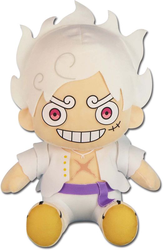 One Piece | Monkey D. Luffy (Gear 5 Form) - Grin | 12" Sitting Plush