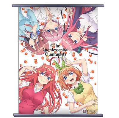 The Quintessential Quintuplets | Nakano Sisters - Key Art | Wall Scroll