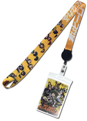 MY HERO ACADEMIA- MAIN GROUP RETRACTABLE LANYARD