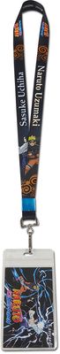 NARUTO SHIPPUDEN - NARUTO UZUMAKI & SASUKE UCHIHA LANYARD