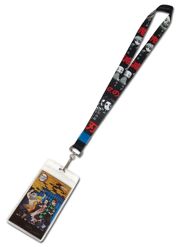 Demon Slayer | Main Characters (Black & White) | Lanyard