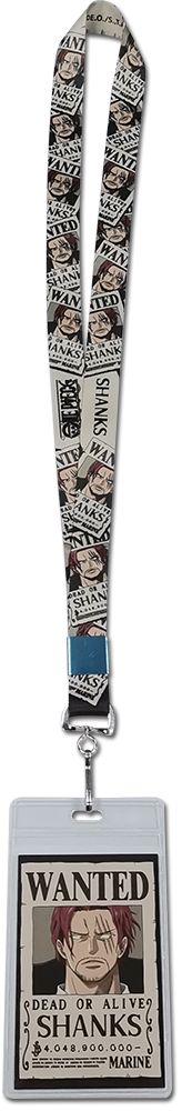 ONE PIECE - SHANKS WANTED POSTER STYLE #1 LANYARD