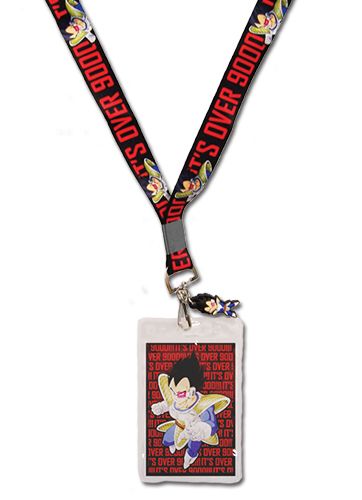 Dragon Ball Z | Vegeta & ''It's Over 9000'' Quote - Vegeta Chibi Charm | Lanyard