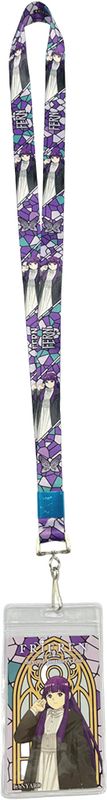 Frieren | Fern - Stained Glass Background | Lanyard