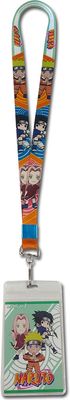NARUTO - CHARACTER GROUP SD CIRCLE LANYARD