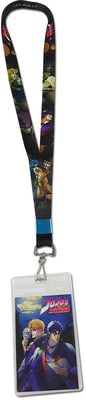 JOJO S1 - CHARACTER GROUP PATTERN LANYARD