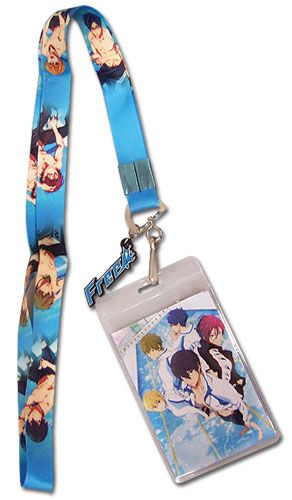 Free | Iwatobi Swim Club Members - Anime Title Charm | Lanyard