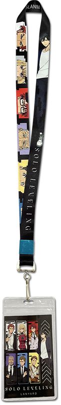 SOLO LEVELING - SUNG JINWOO WITH OTHER CHARACTER EYES ART STYLE LANYARD