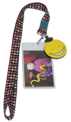 ASSASSINATION CLASSROOM - KORO SENSEI PLUSH FACES LANYARD