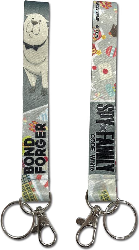SPY X FAMILY CODE WHITE - BOND WRISTBAND LANYARD