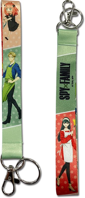 SPY X FAMILY - FORGER FAMILY CLEAN TOGETHER WRISTBAND LANYARD