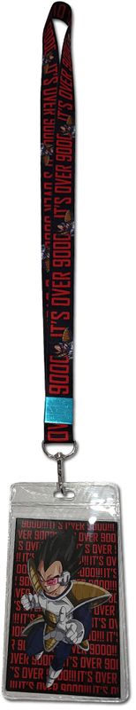 Dragon Ball Z | Vegeta & ''It's Over 9000'' Quote | Lanyard