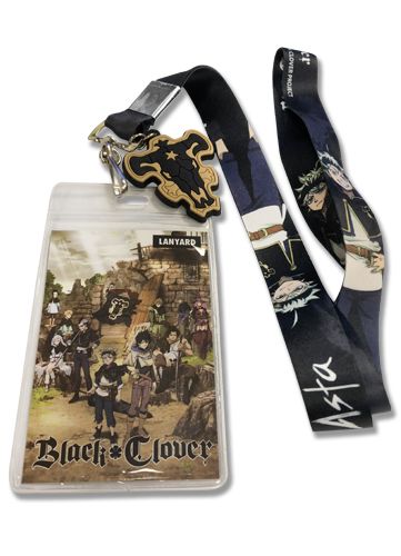 Black Clover | Asta - Black Bull Guild Emblem Charm | Lanyard
