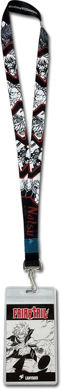 Fairy Tail - Manga | Natsu Dragneel (Black & White) | Lanyard