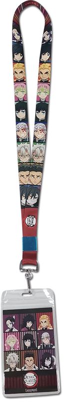 Demon Slayer | 9 Hashira Members | Dark Lanyard