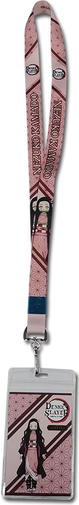 DEMON SLAYER - NEZUKO KAMADO PATTERN LANYARD