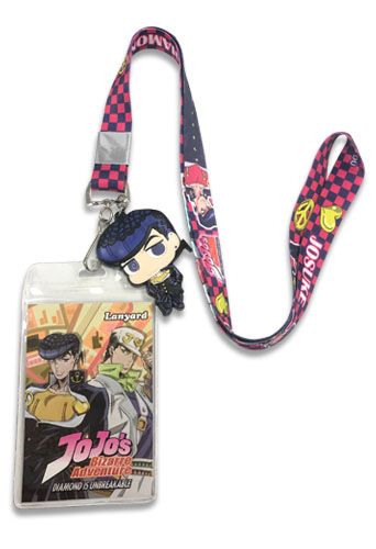 JoJo: Diamond Is Unbreakable | Josuke & His Stand/Crazy Diamond - Josuke Chibi Charm | Lanyard