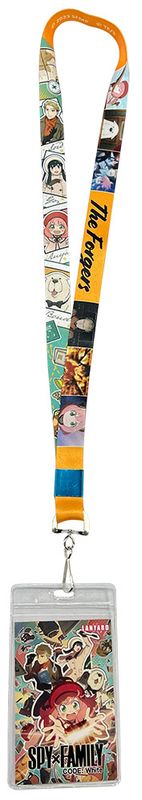 SPY X FAMILY CODE WHITE - THE FORGERS PHOTO STYLE LANYARD