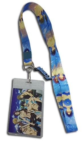 Free | Iwatobi Swim Club Members In The Pool - Anime Title Charm | Lanyard