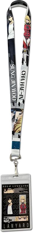 SOLO LEVELING - SUNG JINWOO & CHA HAE-IN EYES ART STYLE LANYARD
