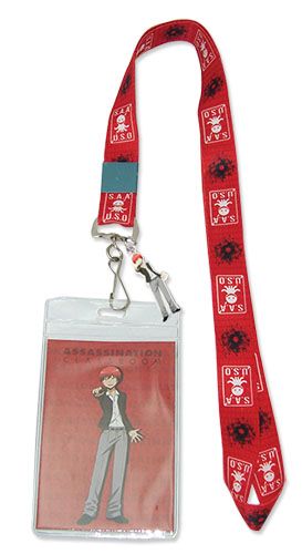 Assassination Classroom | SAAUSO Logo - Karma Akabane Charm | Lanyard
