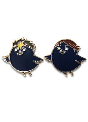 Haikyu | Nishinoya Crow & Azumane Crow | Pins