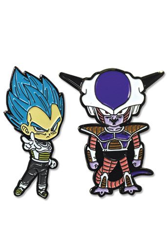 Dragon Ball Super | Vegeta (Super Saiyan Blue Form) & Frieza | Pins