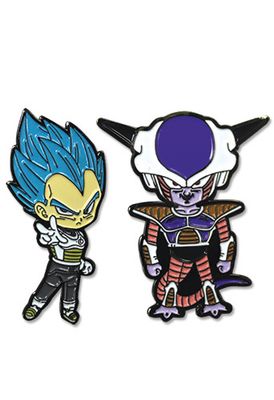 Dragon Ball Super | Vegeta (Super Saiyan Blue Form) & Frieza | Pins