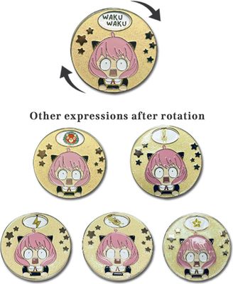 Spy X Family | Anya | Spinning Pinsart Pin