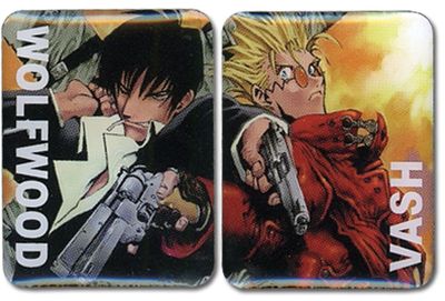 Trigun | Vash & Wolfwood | Pin Set