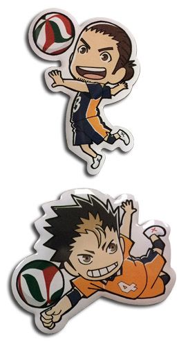 Haikyu | Yu & Asahi | Pins