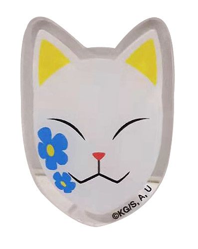 Demon Slayer | Makomo's Warding Mask | Acrylic Pinsart Pin